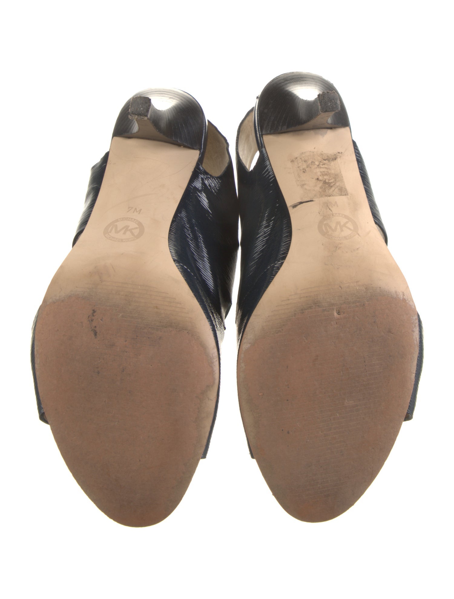 Michael Kors Leather Slingback Sandals